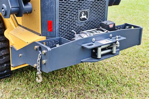 skid steer counterweight bumper|Skid Steer Winch Mount Bumper .